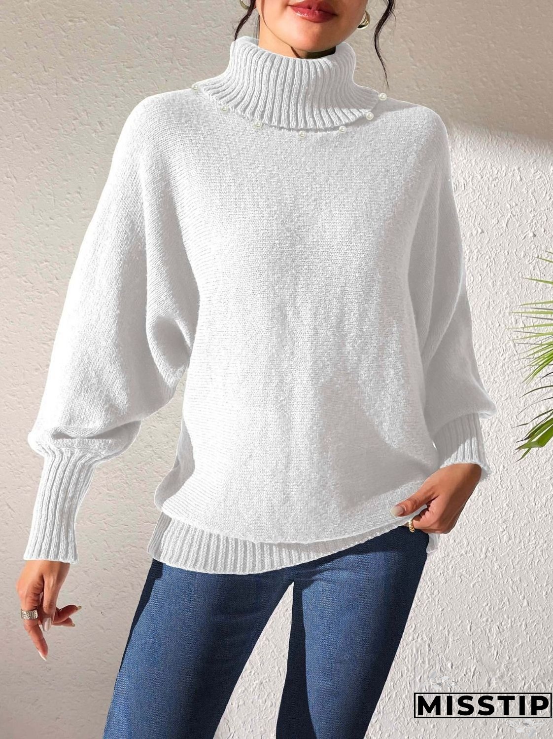 Turtleneck Long Sleeve Sweater