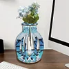 Papillon tridimensionnel en bois acrylique - Vase artisanal 5d bricolage