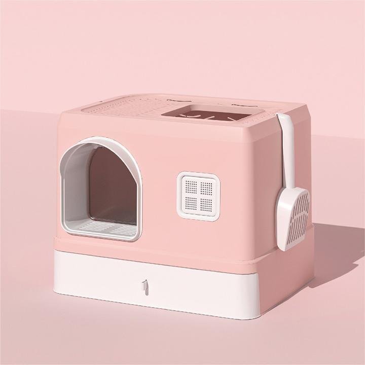 Small Villa Shaped Cat Litter Box 5