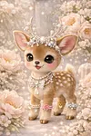 Luxury AB Velvet Diamond Painting Kit - Deer