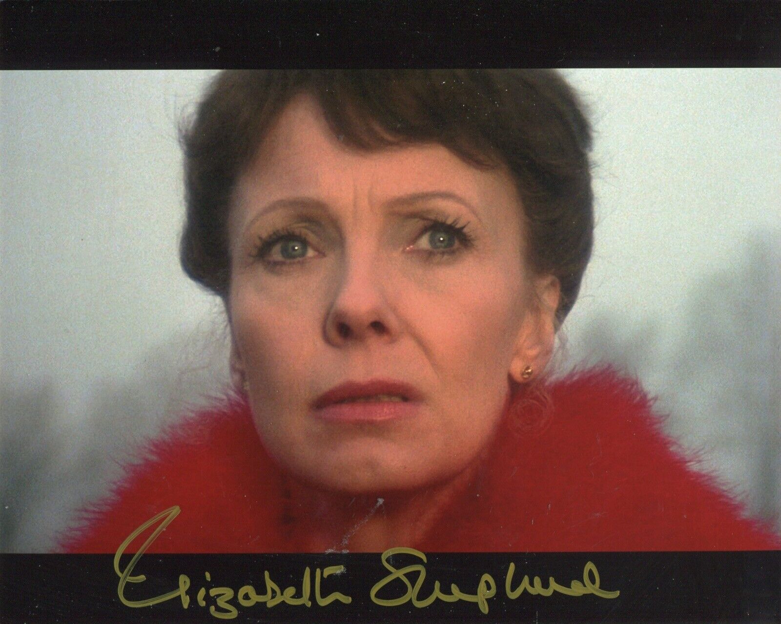 Actress Elizabeth Shepherd signed OMEN II: DAMIEN horror movie 8x10 Photo Poster painting