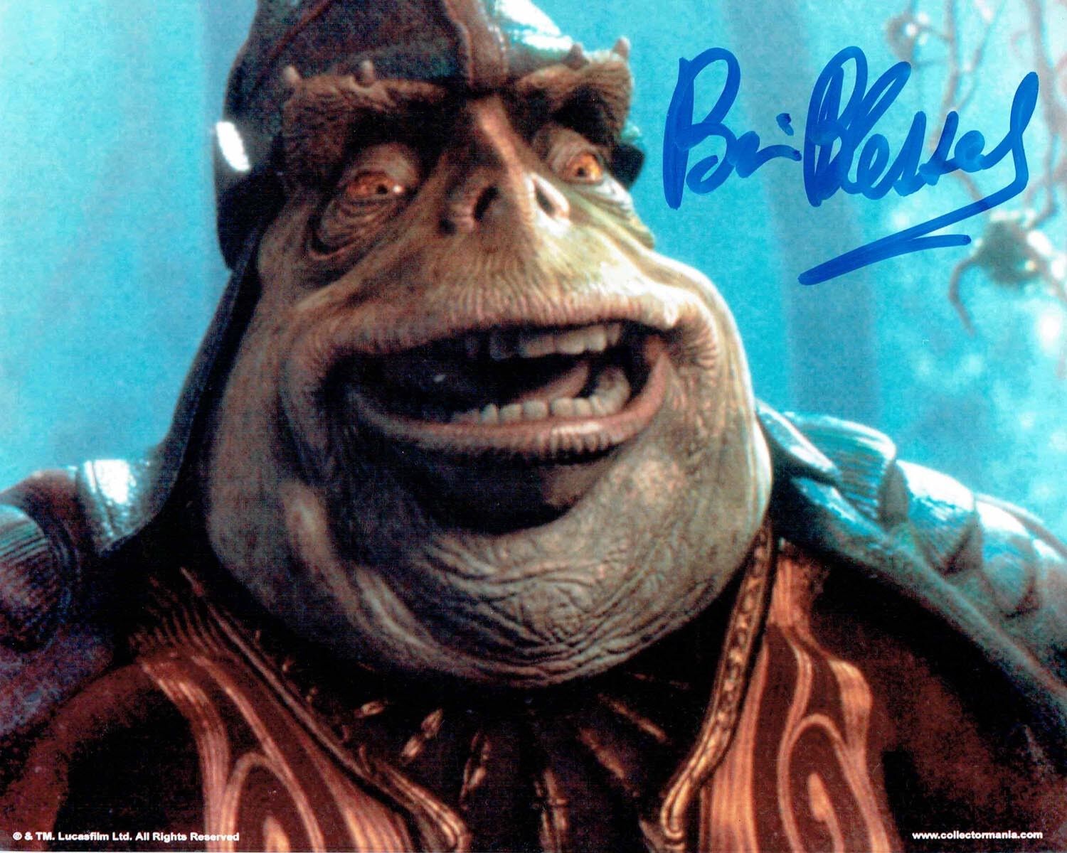 Brian BLESSED SIGNED Autograph 10x8 Photo Poster painting AFTAL COA Boss Nass Star Wars