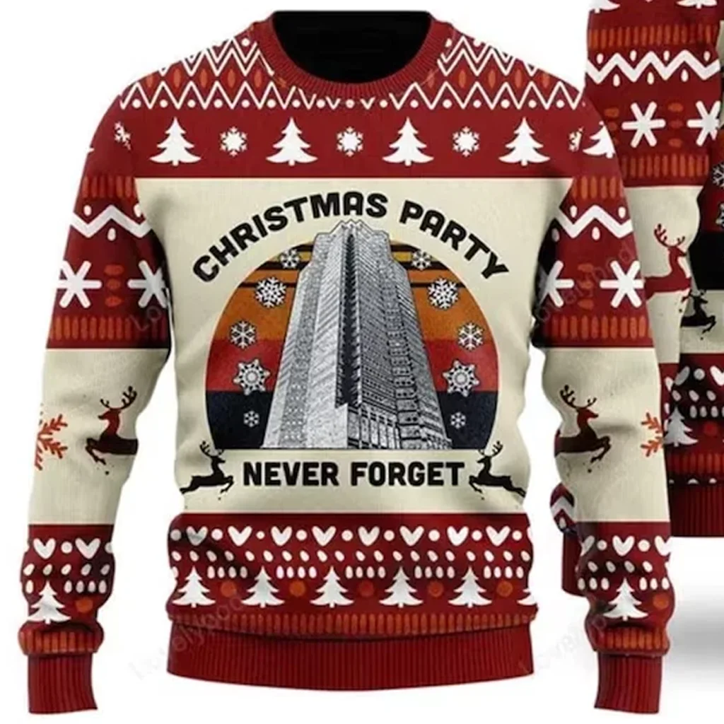 Christmas Party Sweater Never Forget