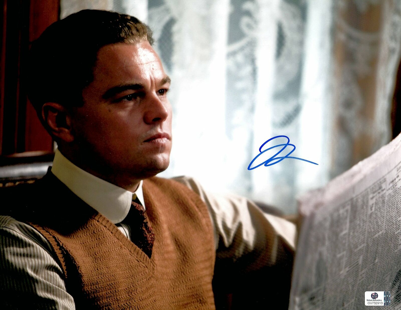 Leonardo DiCaprio Signed Autographed 11X14 Photo Poster painting J. Edgar Hoover Paper GV732910