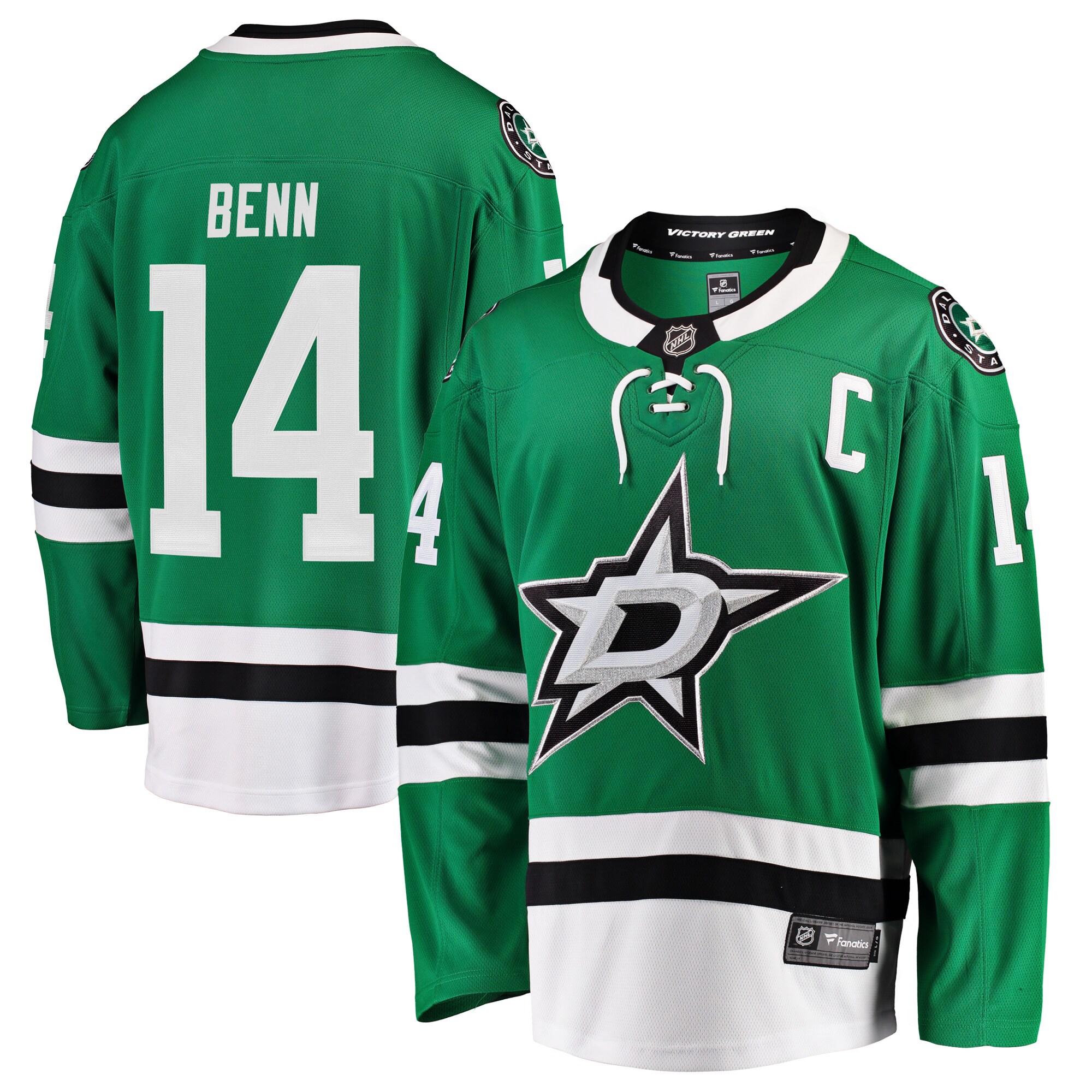 Jamie Benn Dallas Stars Fanatics Breakaway   Jersey – Green mysite