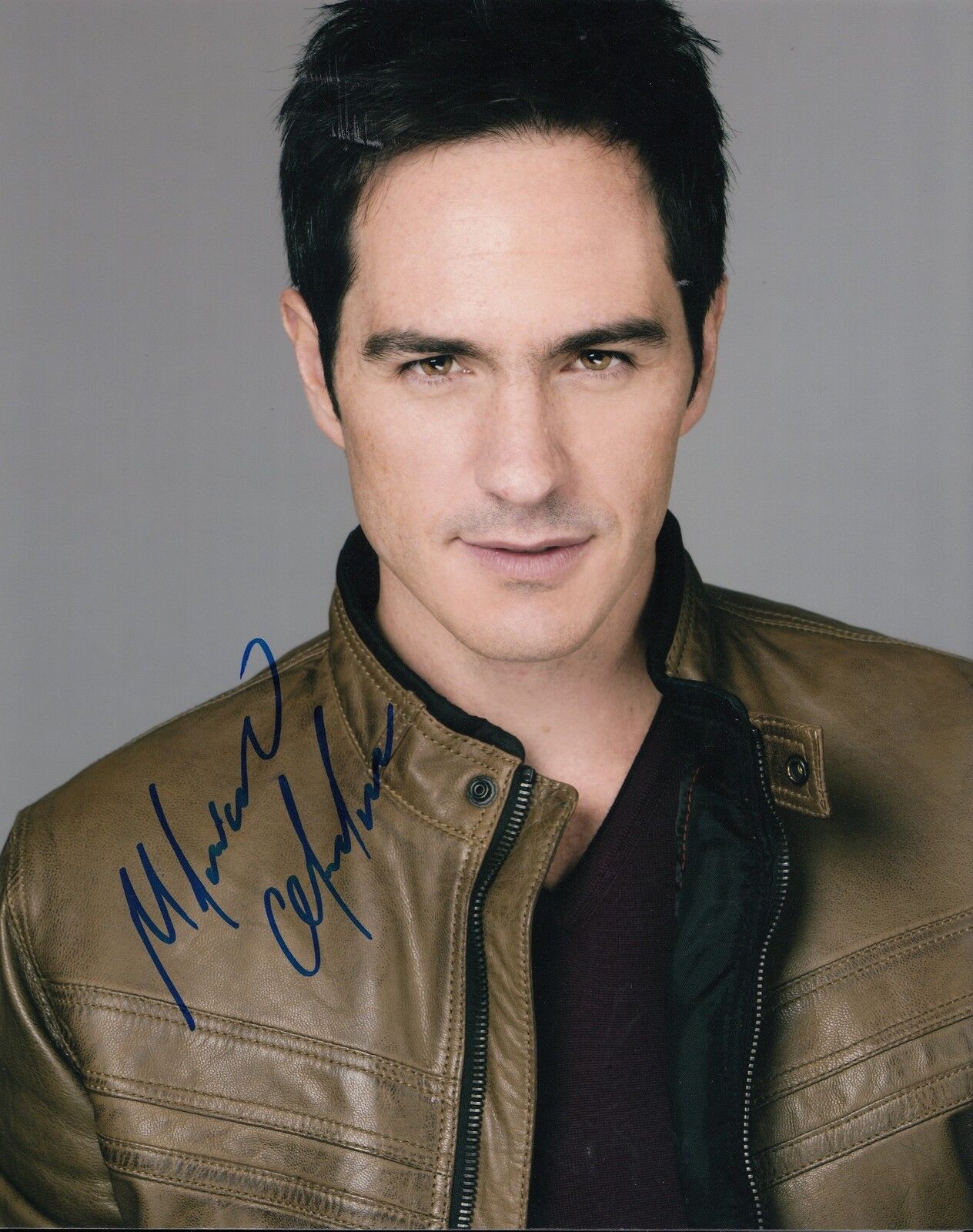 MAURICIO OCHMANN signed (EL CHEMA) JOSE VENEGAS TV ACTOR 8X10 Photo Poster painting W/COA #4