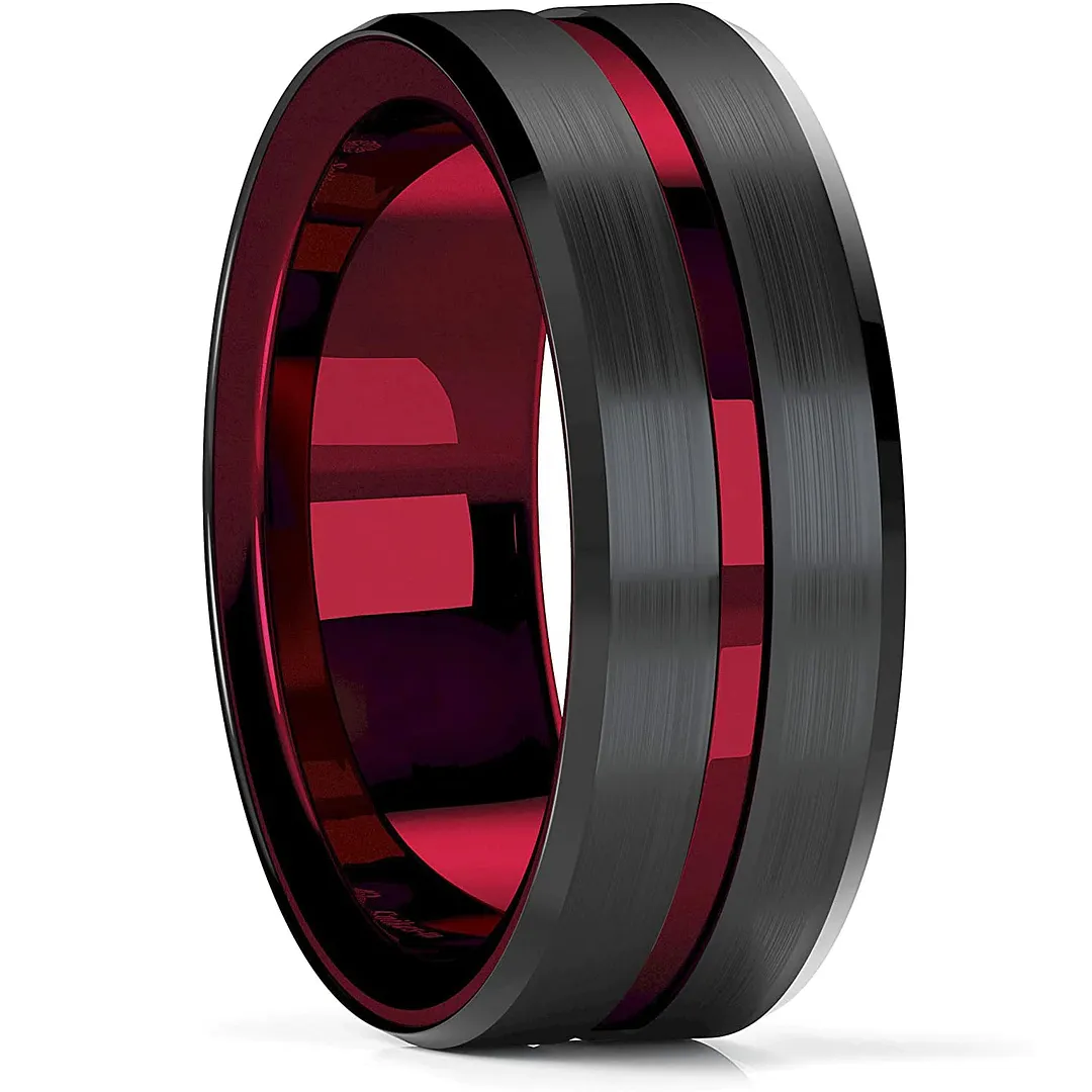 'Love in Red' Rings