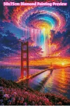 Luxury AB Velvet Diamond Painting Kit - Landscape