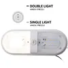 10-24V 48 LED RV Ceiling Light with Rocker Switch for Camper Yacht Boat