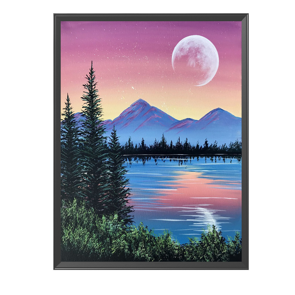 

Lake - 11CT Stamped Cross Stitch - 40*50CM, 501 Original