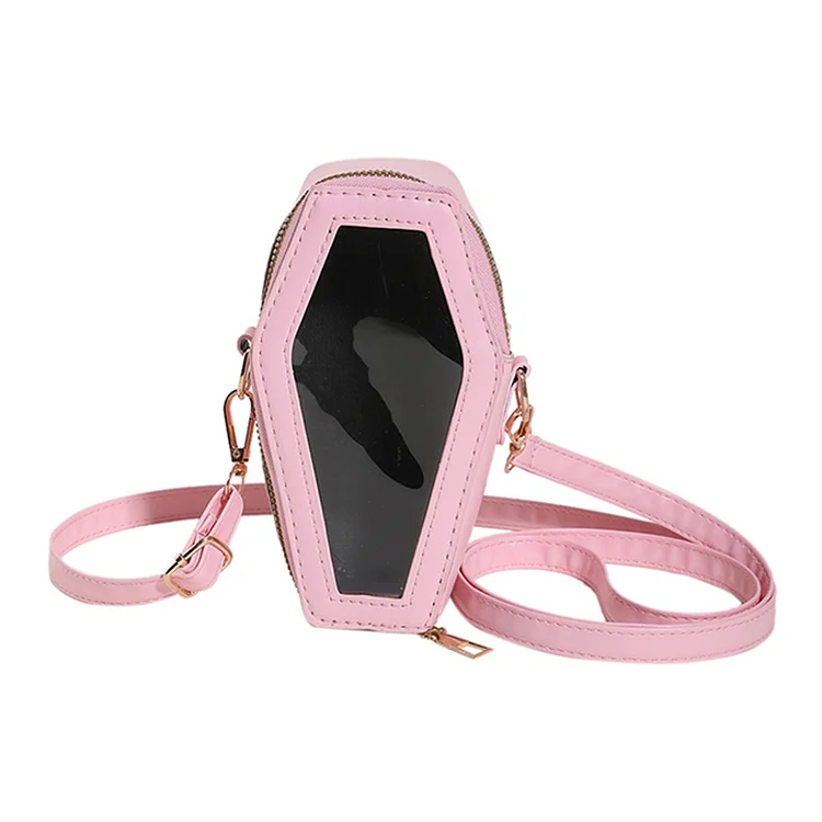 Women Clutches Fashion Transparent Travel Bag PVC+Pu Clutch Purse (Pink S)