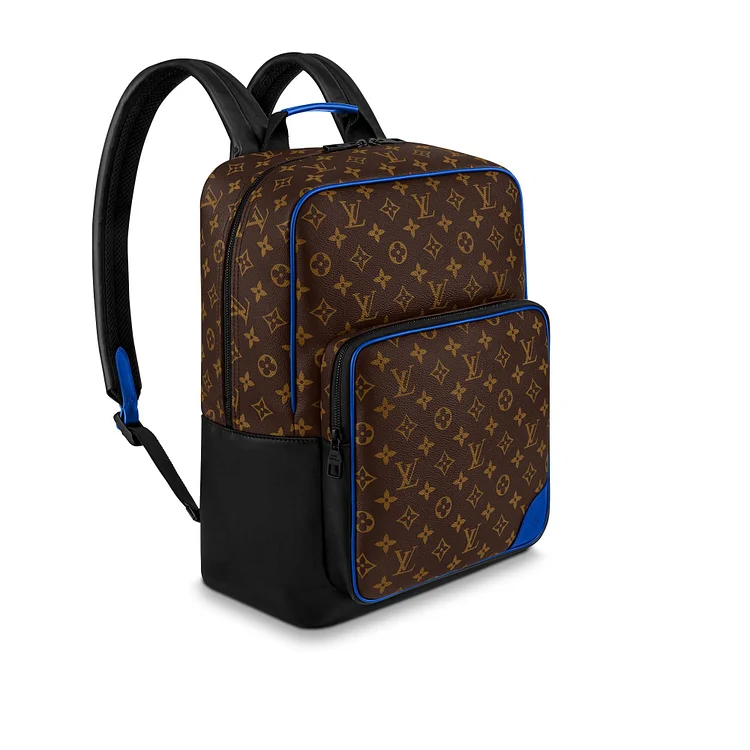 Louis Vuitton Dean Backpack Monogram Macassar Blue in Coated Canvas - US