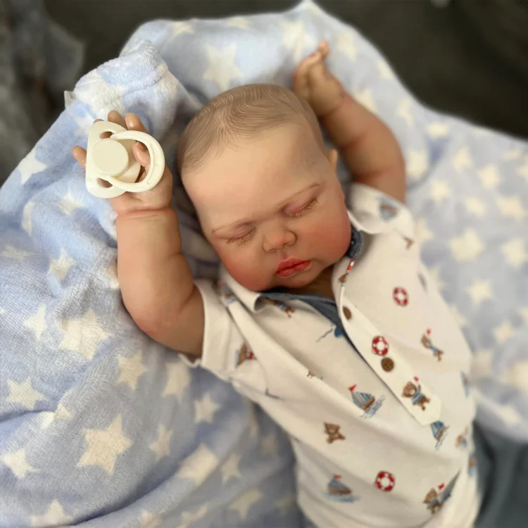 20" Real Looking Lifelike Sleeping Reborn Baby Girl Doll Tattila Set with Heartbeat💖 & Sound🔊 Rebornartdoll® RSAW-Rebornartdoll®