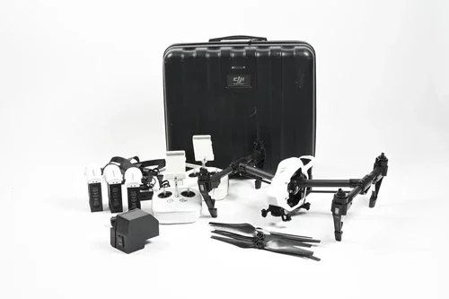 Dronehint DJI Inspire 1 V2.0 Quadcopter Drone w/ 4K Camera (2 remotes, 3 batteries) #614 Drone