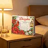 DIY 2027 Diamond Painting Calendar Art Kit Paper Desk Calendar Desktop Decoration Craft Kit