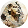 Diamond Painting -DIY Round Partial AB Drill Sphinx（35x35cm）