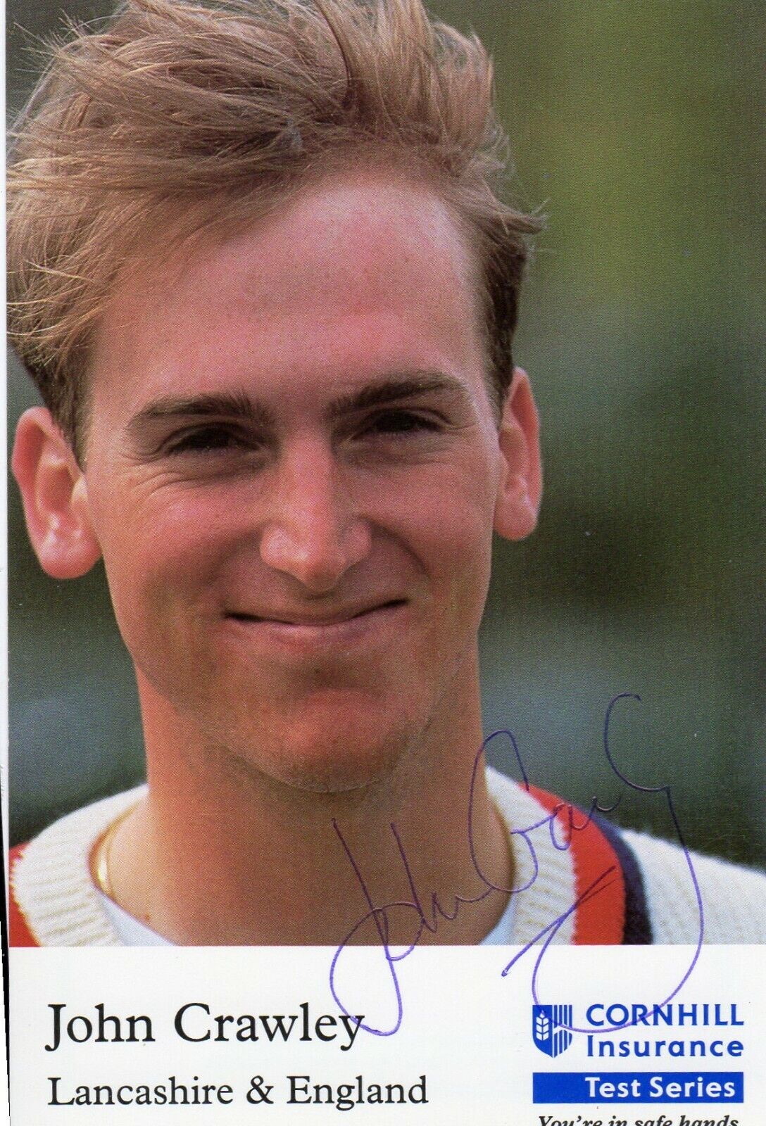 JOHN CRAWLEY AUTOGRAPH, CRICKET, SPORT