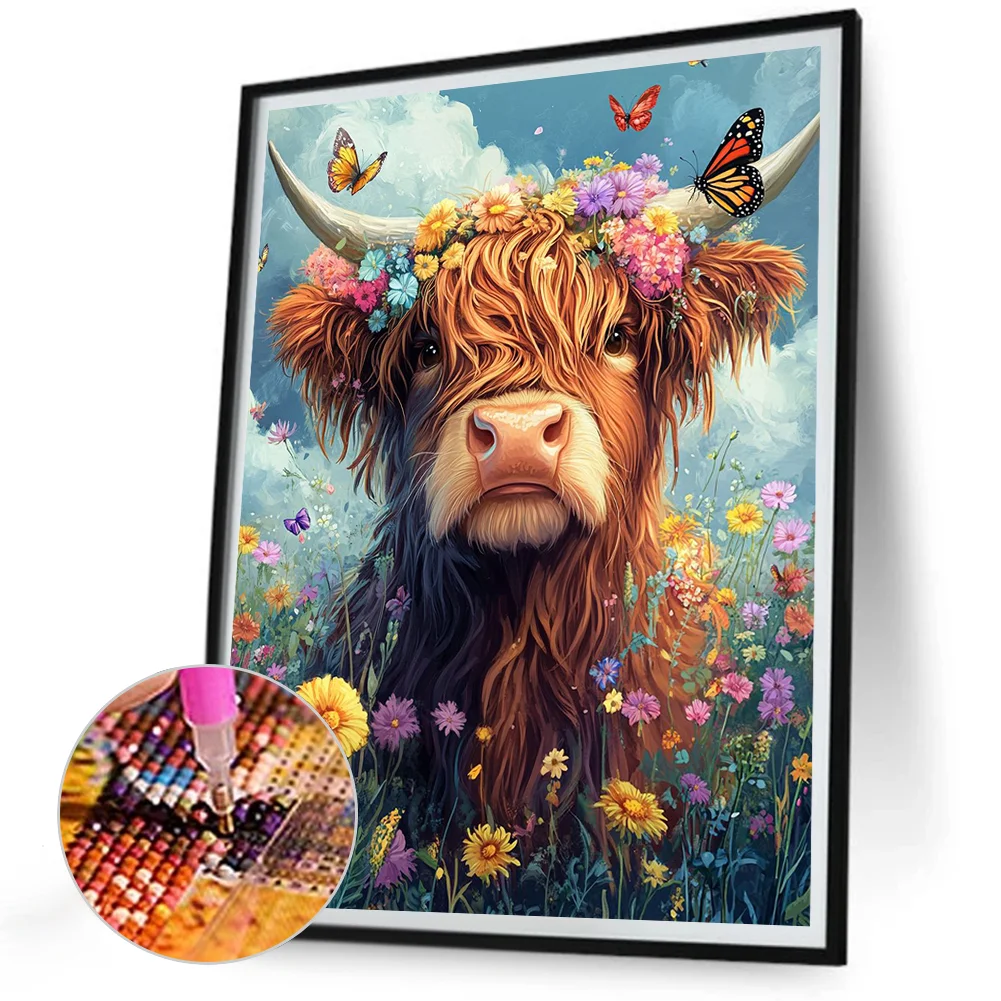 Diamond Painting - Full Round Drill - Flower Yak(Canvas|30*40cm)