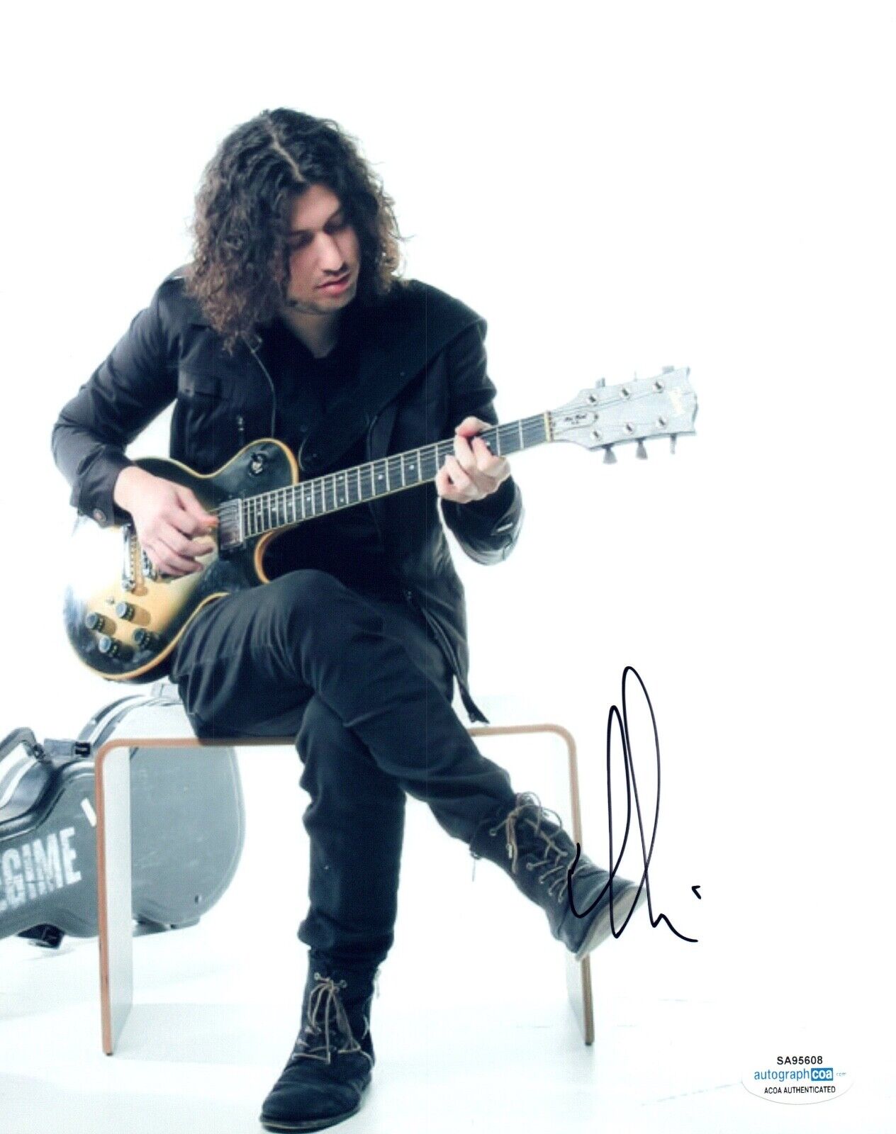 Ilan Rubin Signed Autographed 8x10 Photo Poster painting Nine Inch Nails Drummer ACOA COA