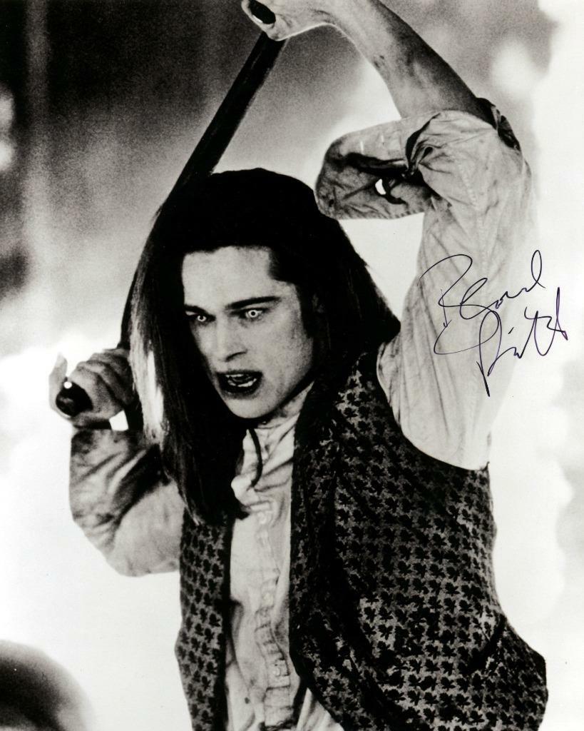 Brad Pitt Interview with The Vampire SIGNED AUTOGARPHED 10X8