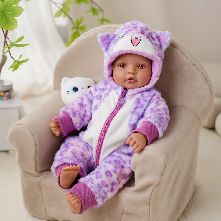 Babeside Quiet Reborn Baby Lumi 17'' Little Infant Girl Healing of the Heart