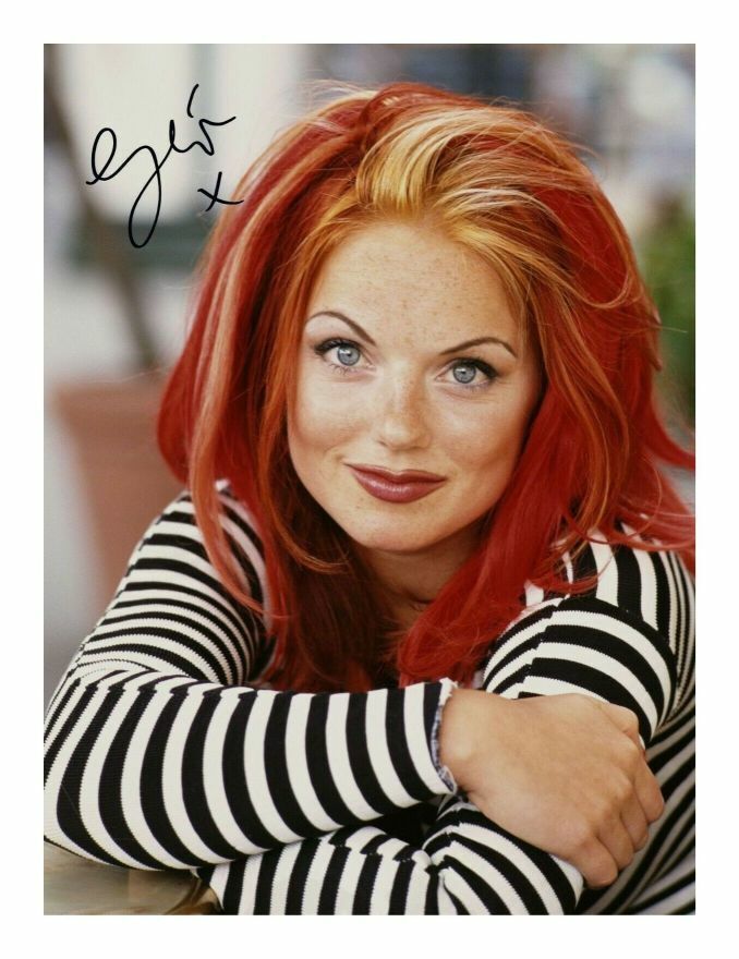 GERI HALLIWELL AUTOGRAPH SIGNED PP Photo Poster painting POSTER