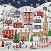 Winter Town-14CT Counted Cross Stitch 40*40cm/15.75*15.75in