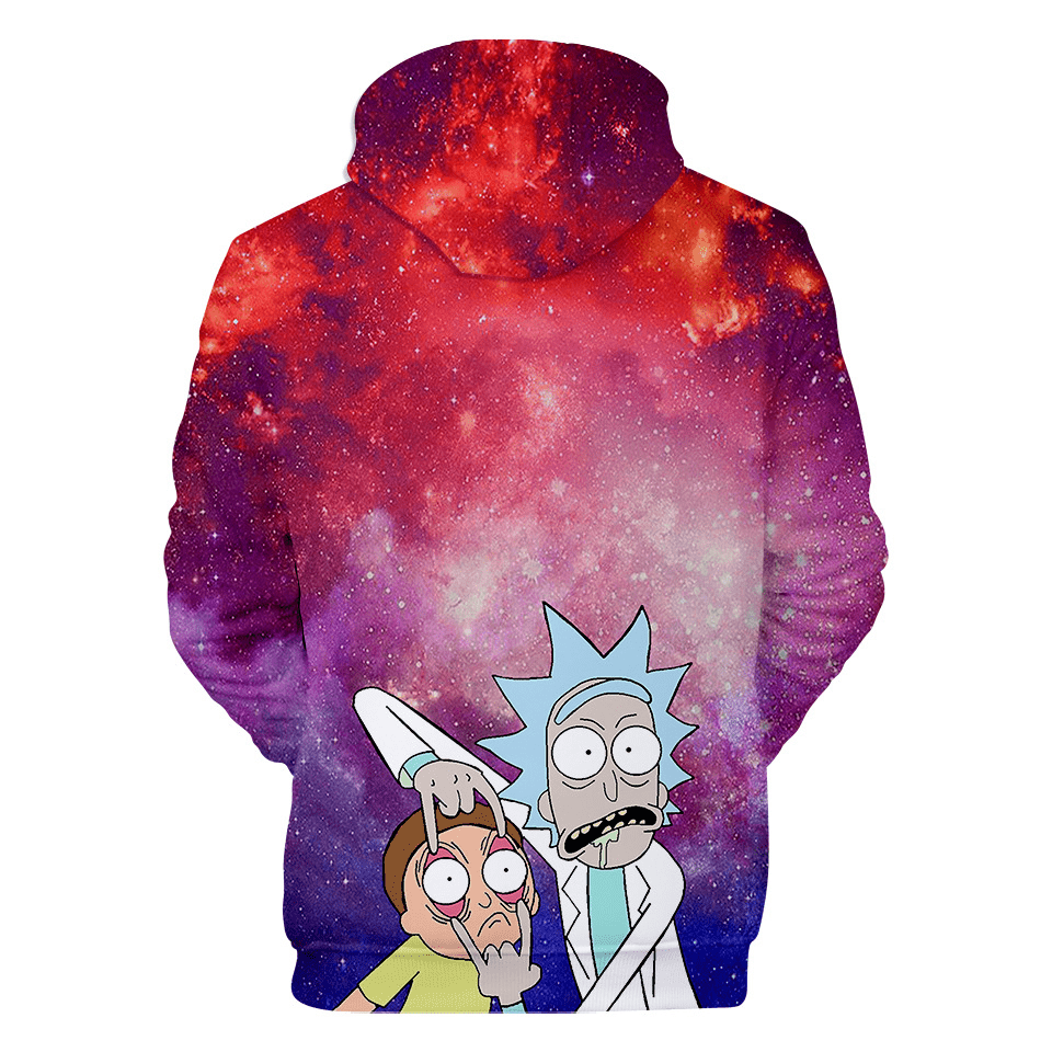 Rick and Morty Pullover Hoodie 3D Printed Sweatshirt