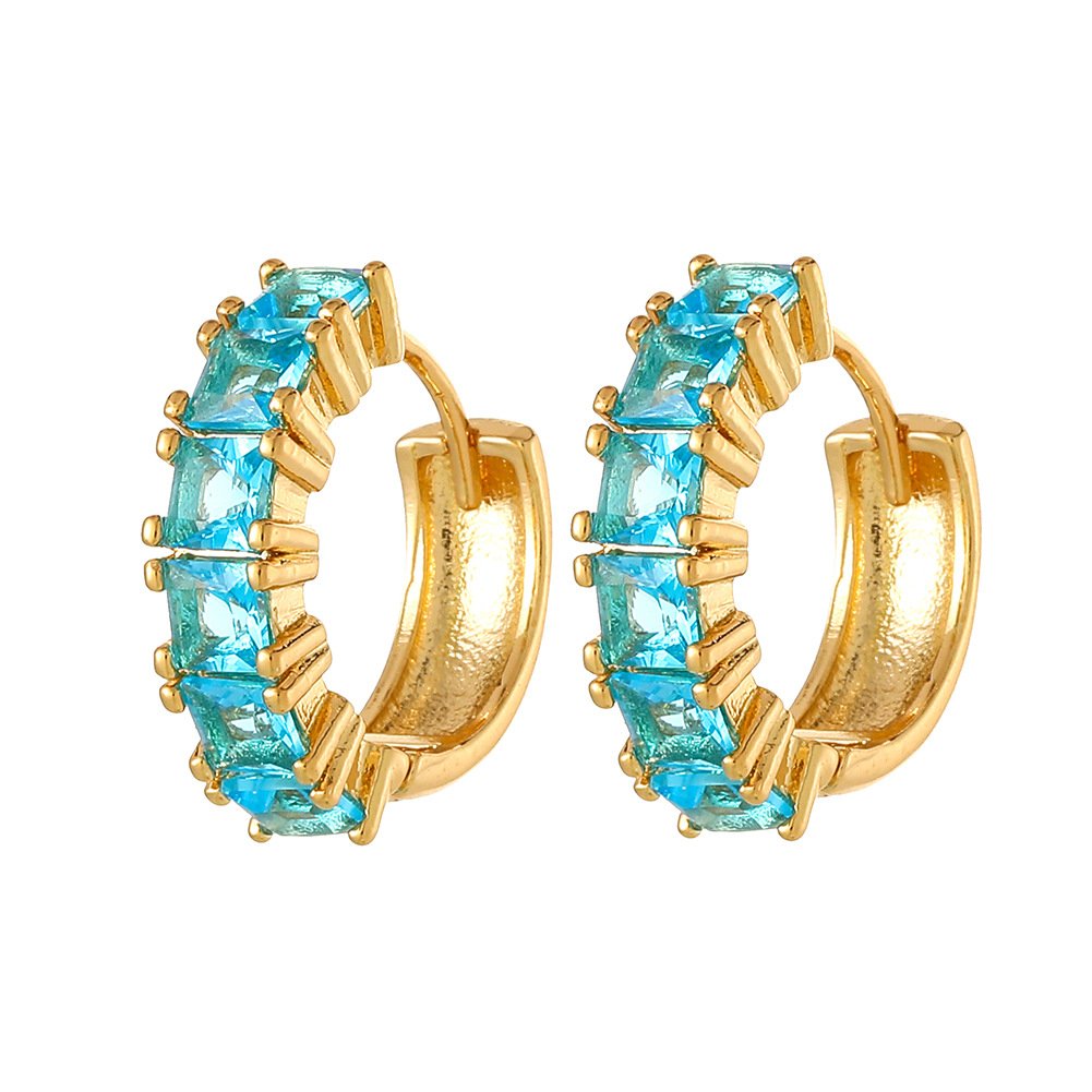 Simple Rhinestone Round Shape Vintage Lady Earring | Oxredo Shop Ramadan Sale