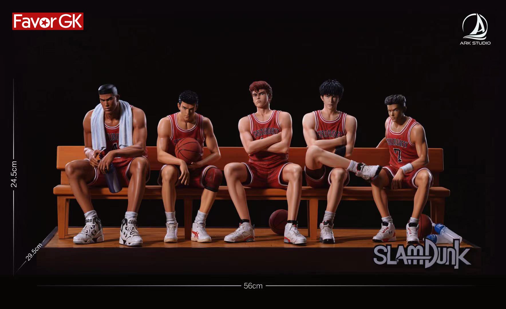 Shohoku High School Assemble - SLAM DUNK Resin Statue - ARK-Studio [Pre-Order]-shopify