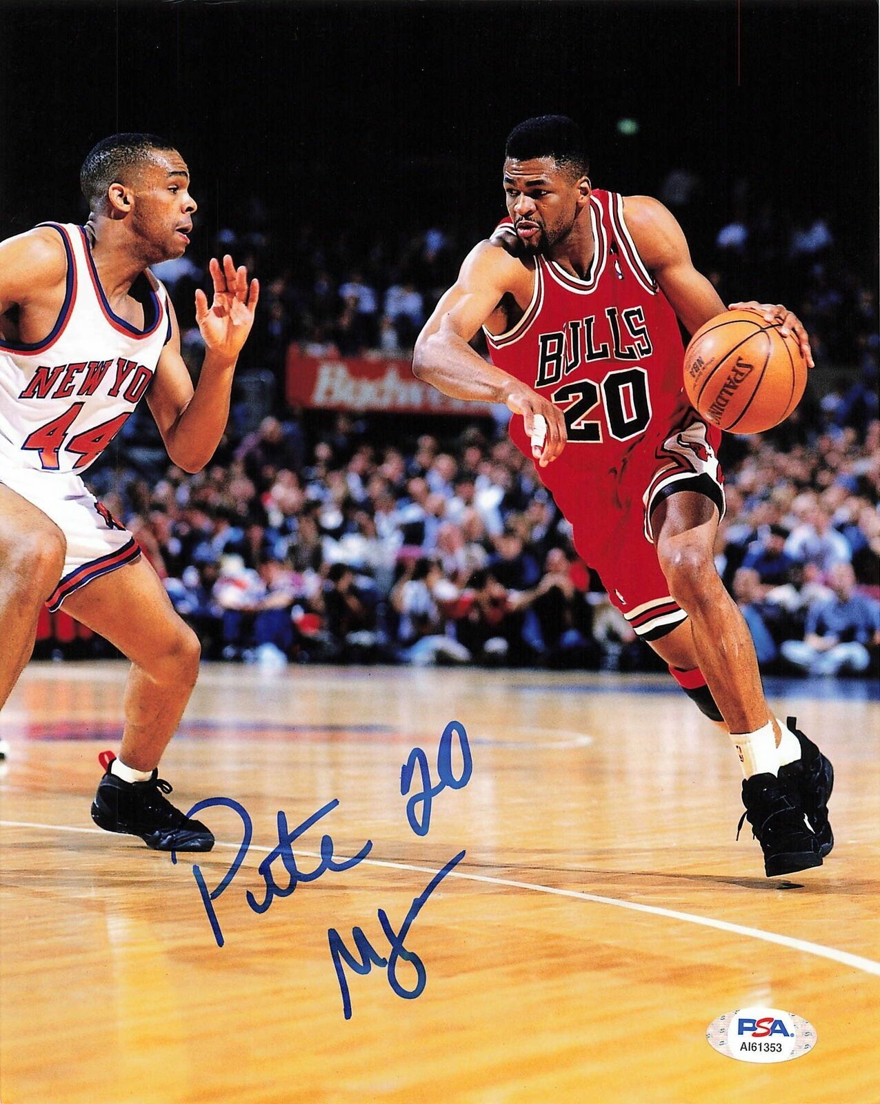 Pete Myers signed 8x10 Photo Poster painting PSA/DNA Chicago Bulls Autographed