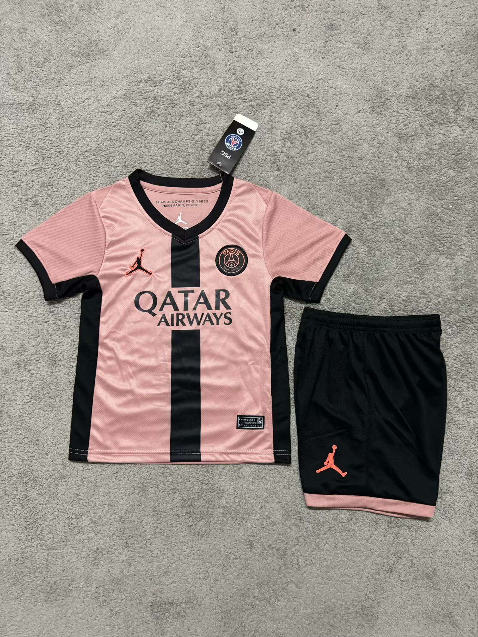 2024-2025 KIDS PSG Paris Saint-Germain Third Away Football Shirt 1:1 Thai Quality