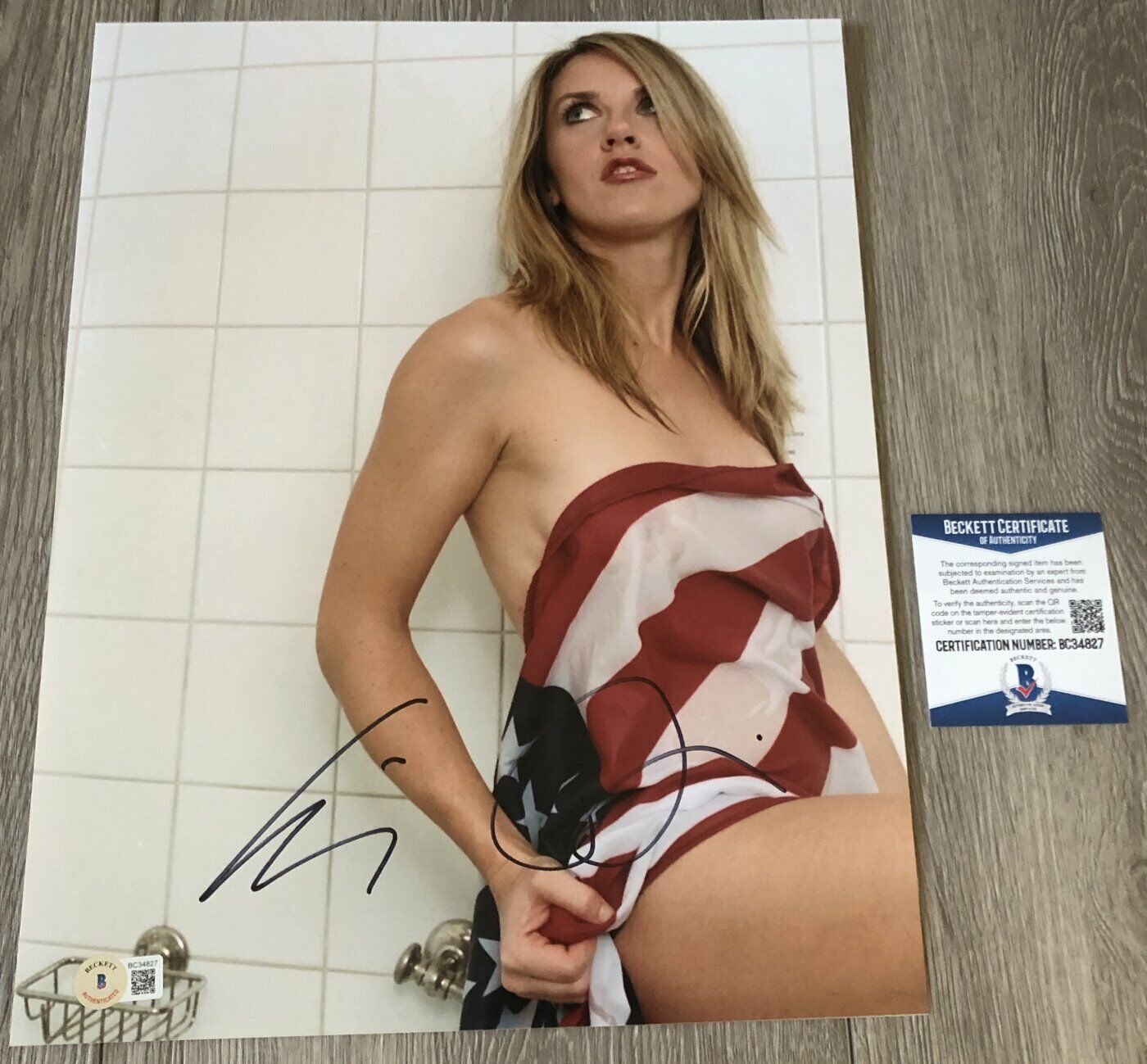 SEXY LIZ PHAIR SIGNED AUTOGRAPH 11x14 Photo Poster painting B w/EXACT PROOF & BECKETT BAS COA