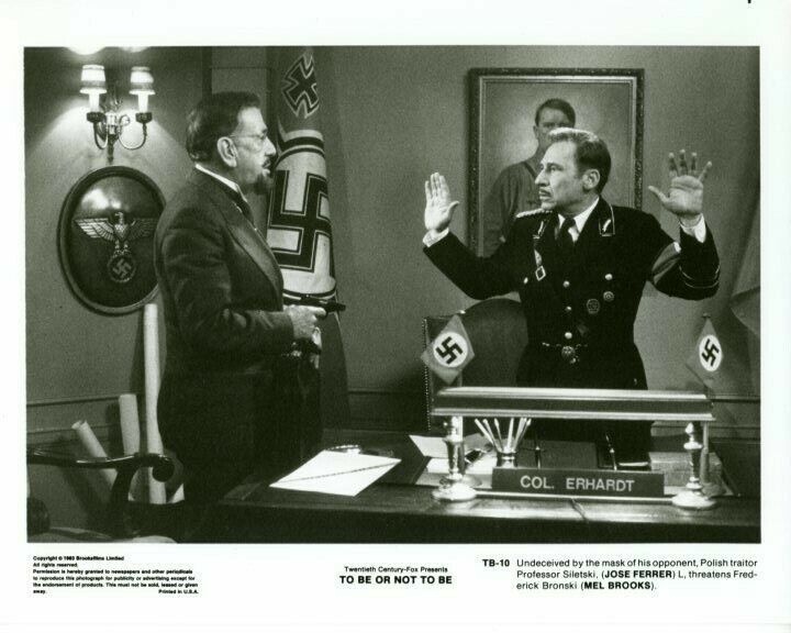 Jose Ferrer Mel Brooks To Be or Not To Be Original Press 8X10 Photo Poster painting