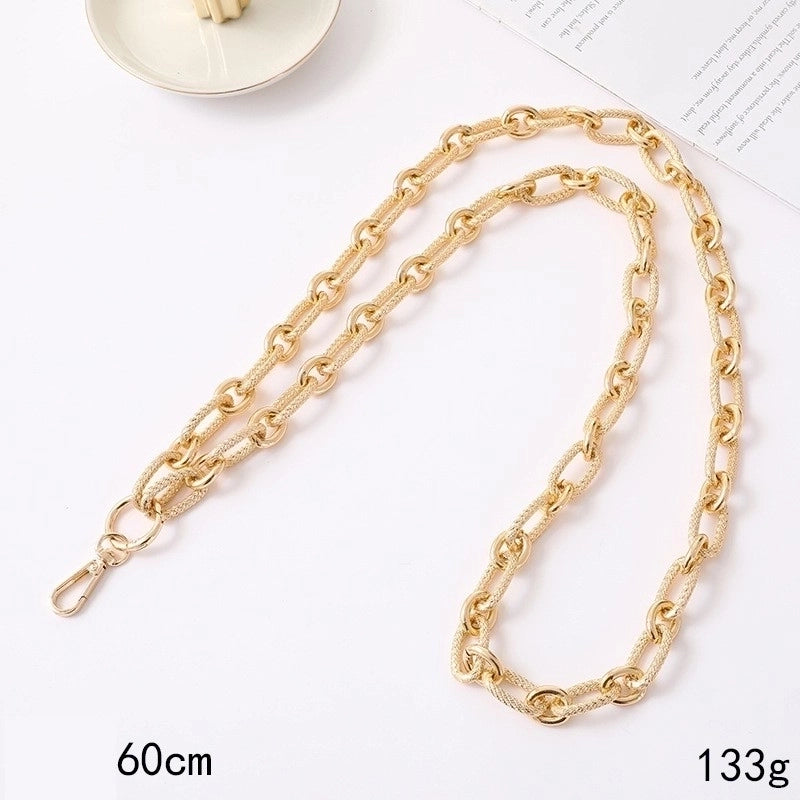 Minimalist Solid Color Metal Chain Mobile Phone Chain