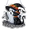 Diamond Painting 2D Flat Halloween Ghost Theme Pendant Home Wall Decoration