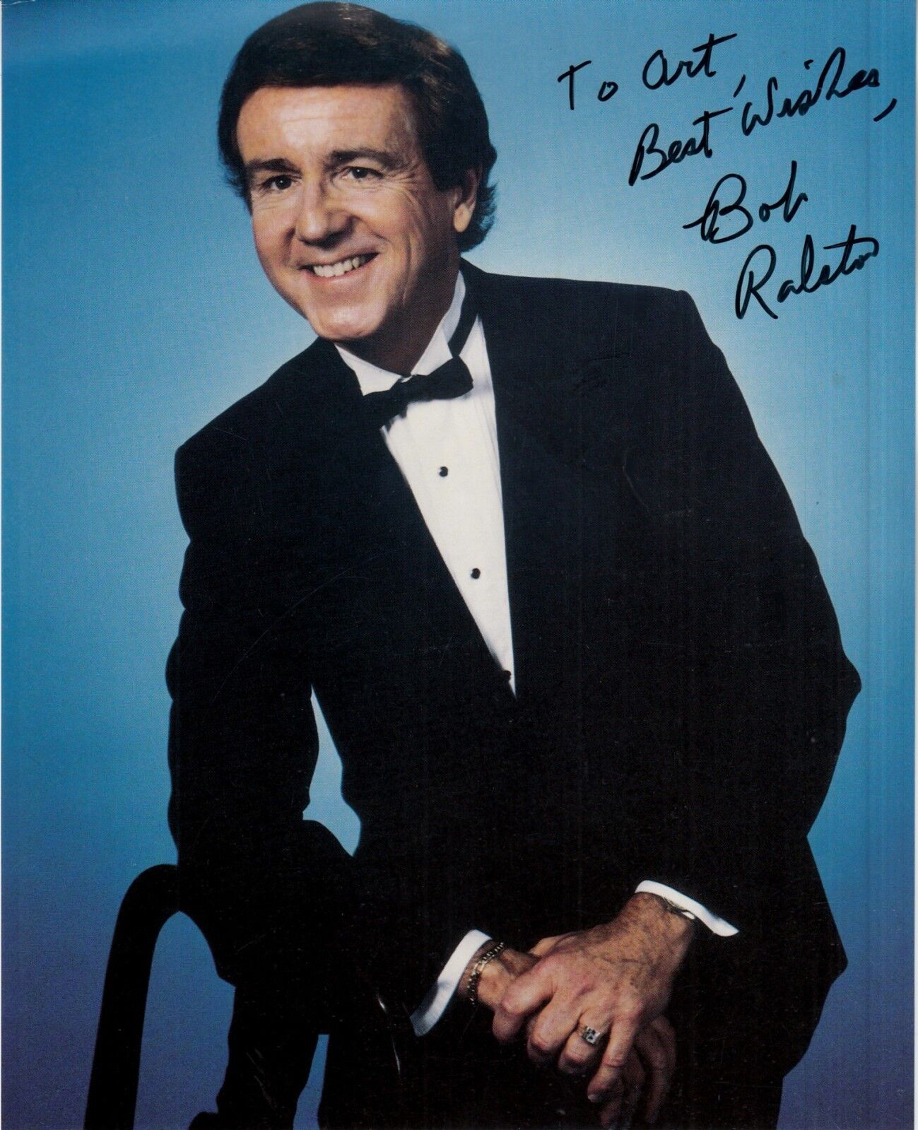 BOB RALSTON hand-signed THE LAWRENCE WELK SHOW color 8x10 authentic UACC RD COA