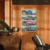 Camion - Panneaux en &eacute;tain m&eacute;tallique(20*30cm/30*40cm) - Garage