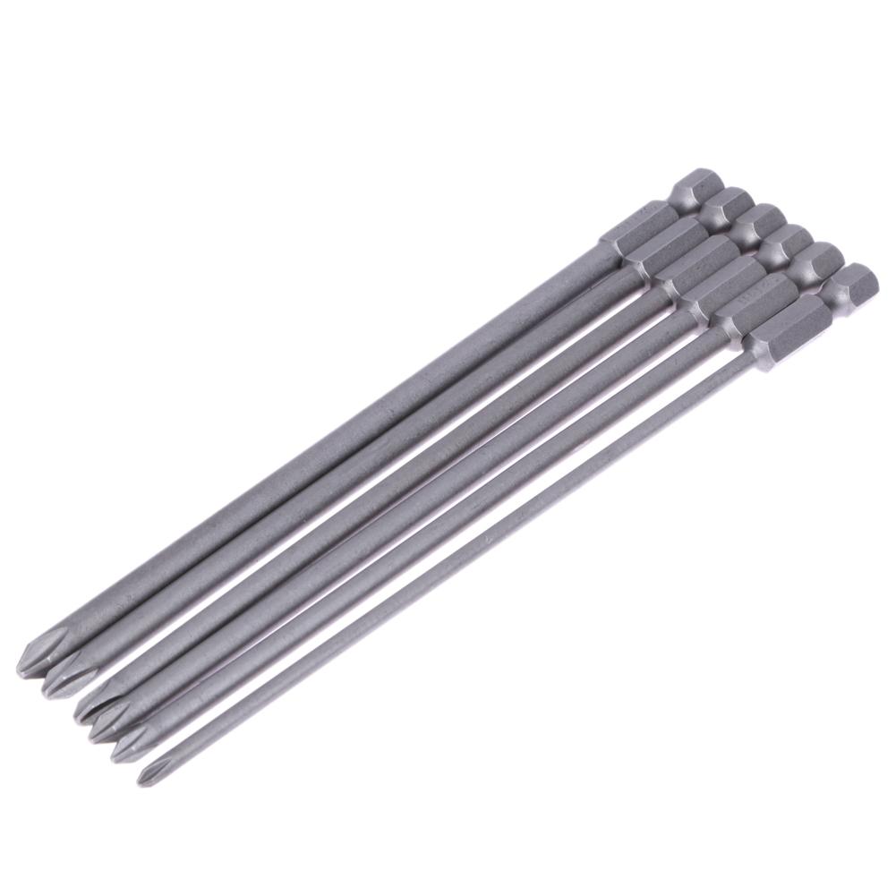 

6 pieces Shank 1/4 inch S2 alloy steel 150mm Long Magnetic Hex, 501 Original