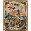 Holy Chapel DIY 11CT 3 Strand Stamped Cross Stitch Kit for Adults 40x50cm tapestrymarket