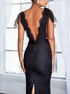 Lase  Deep V-Neck Maxi Dress