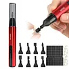 Electric Reciprocating Sander With 8pcs Sanding Head Handheld Reciprocating Polishing Tool for Crafts Miniatures Jewelry Woodworking