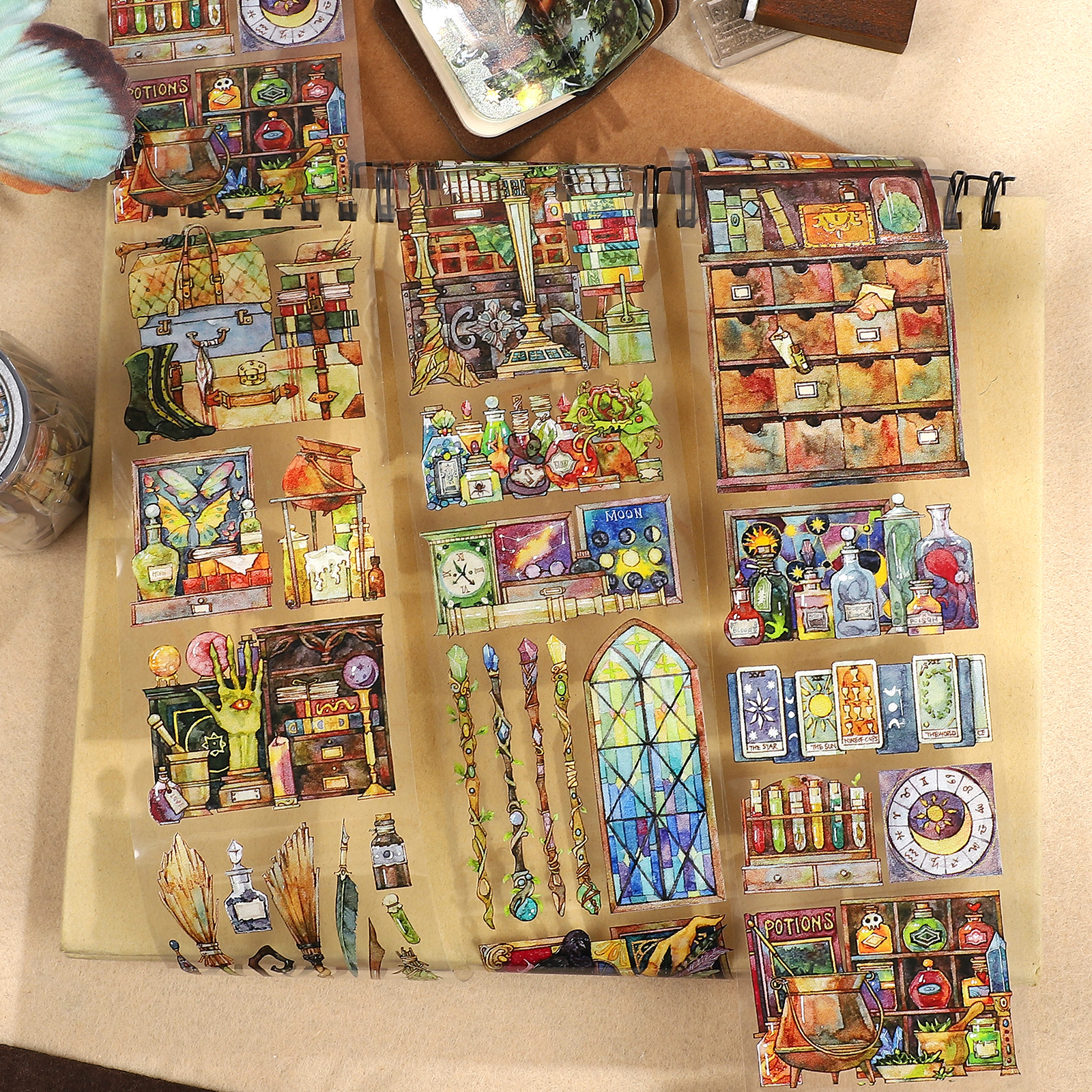 PET 테이프 - 60mm*5m 빈티지 마술 도구