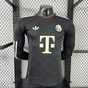 2025/2026 Long Sleeves Player Version Bayern Munich Third Away Football Shirt 1:1 Thai Quality