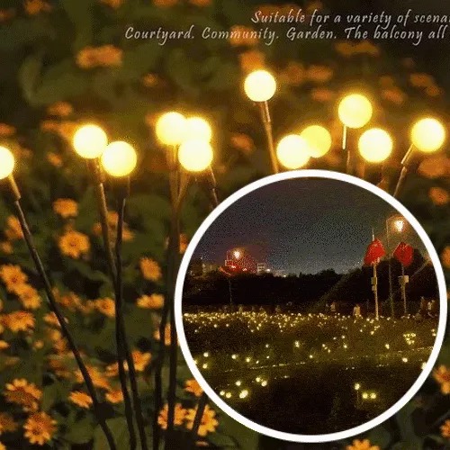 IP65 Waterproof Solar Powered Firefly Light - tree - Codlins