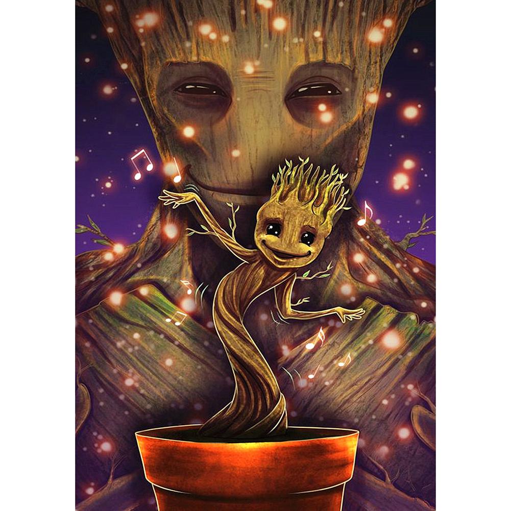 

30*40CM - Groot - Round Drill Diamond Painting, 501 Original