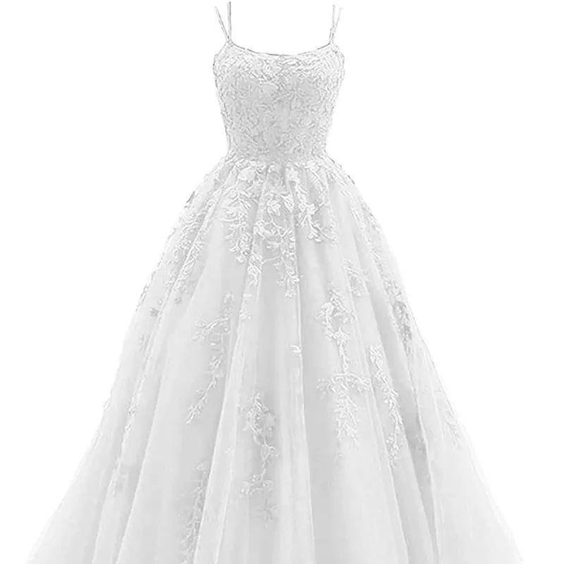 Uveng Uveng Dress Woman 2025 Fine Shoulder Prom Crore Bridal Muslin Lace Sticker Girl Party Ball Dress Spring