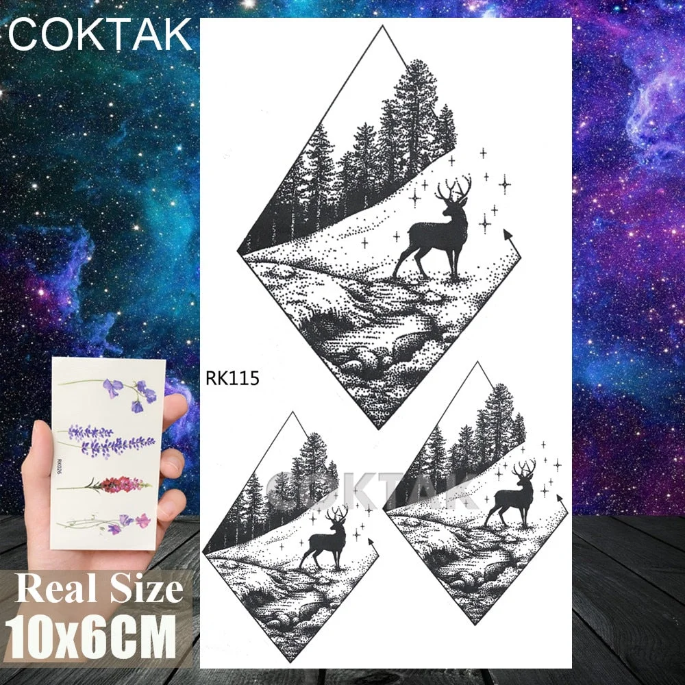 Creative Sexy Lady High Heels Temporary Tattoos Sticker Black Fake Waterpoof Tattoos Body Art Arm Chest Tattoo Decal For Adult