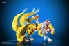 MH Scale Kyubimon & Rika Nonaka & Renamon - Digimon Statue - DMX Studios