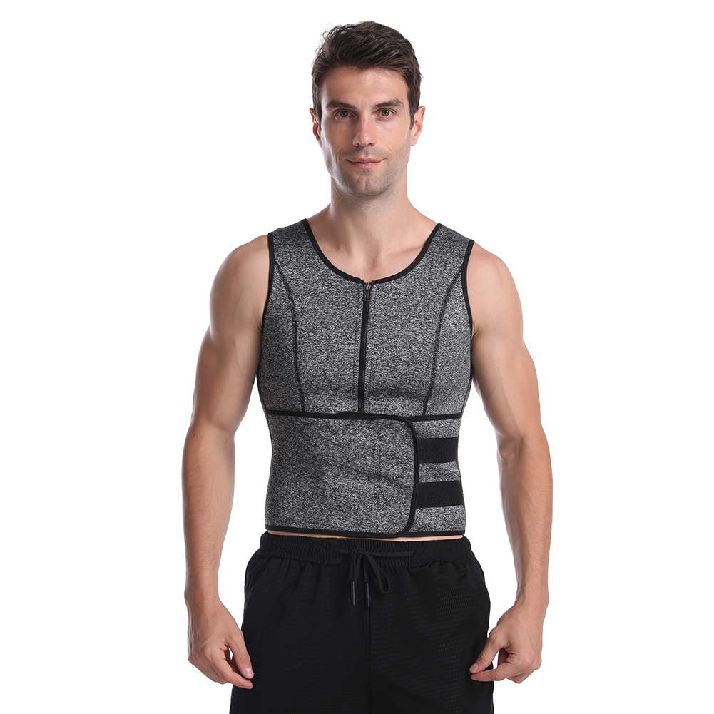 

Men Sweat Body Shapers Vest Waist Trainer Slimming Corset Shapewear, 501 Original